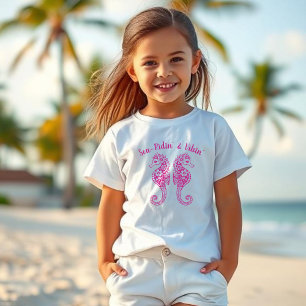 Seepferde-Fischer-Core-Hawaiian Tropical T-Shirt