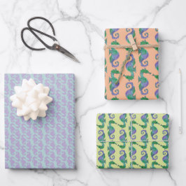 Seepferde Galore Geschenkpapier Set
