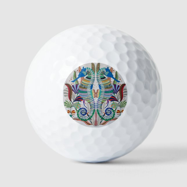 Seepferde Golf Balls Golfball (Vorderseite)