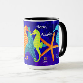 Seepferde, Hoffnung - 15 oz. Kombinations Tasse