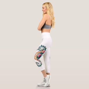 Seepferde schwimmen capri leggings