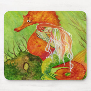 Seepferdmeerjungfrauphantasie Mousepad