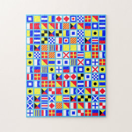 Seepiraten-Flaggen-Doppelt-Puzzlespiel Puzzle