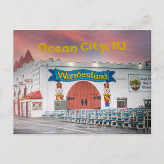 Seepromenade Attraktionen Postkarte