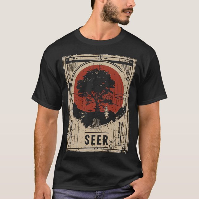 SEER Mystical Tree of Wisdom Poster T-Shirt (Vorderseite)