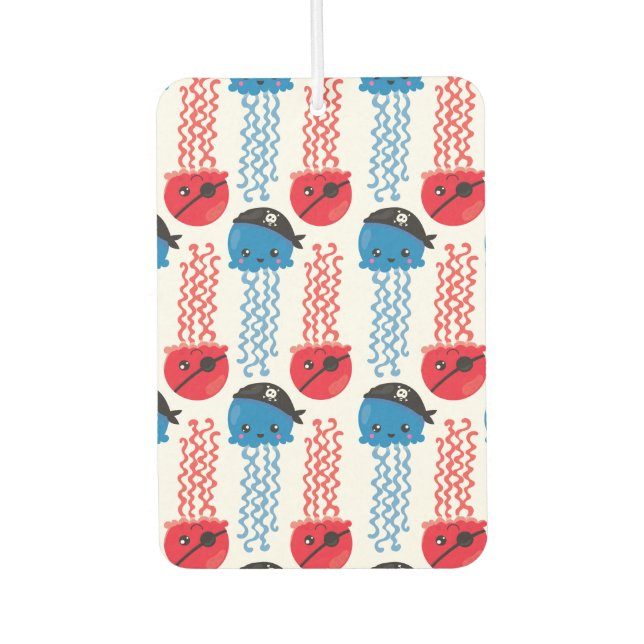 Seeräuber, Quallenfische, Meerestiere Autolufterfrischer (Vorderseite)