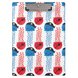 Seeräuber, Quallenfische, Meerestiere Klemmbrett