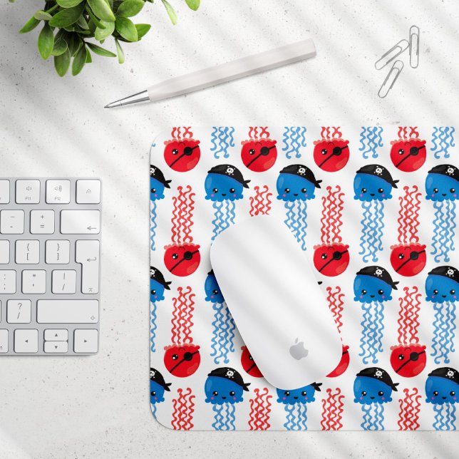 Seeräuber, Quallenfische, Meerestiere Mousepad (Von Creator hochgeladen)