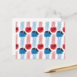 Seeräuber, Quallenfische, Meerestiere Postkarte