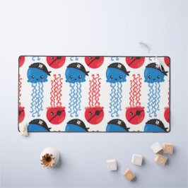 Seeräuber, Quallenfische, Meerestiere Schreibtischunterlage