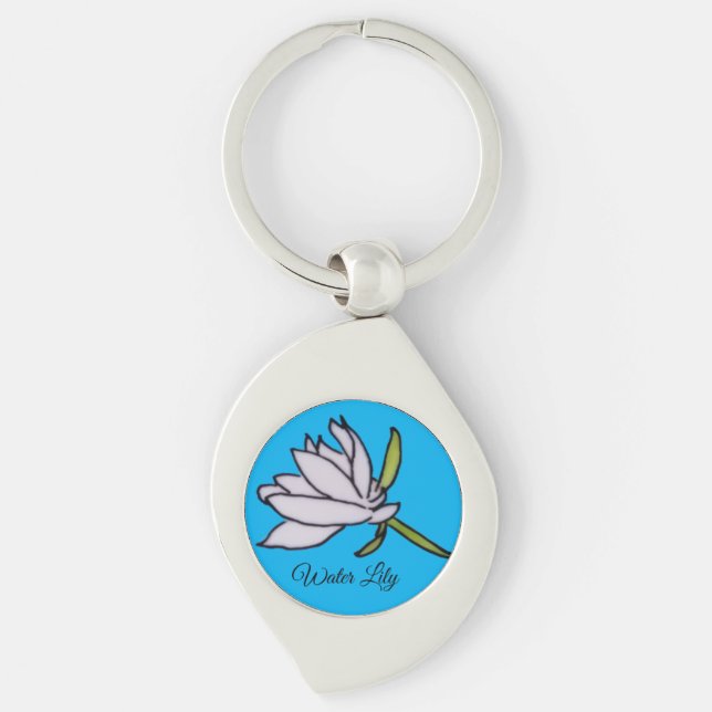 Seerose Schlüsselanhänger (Vorderseite)
