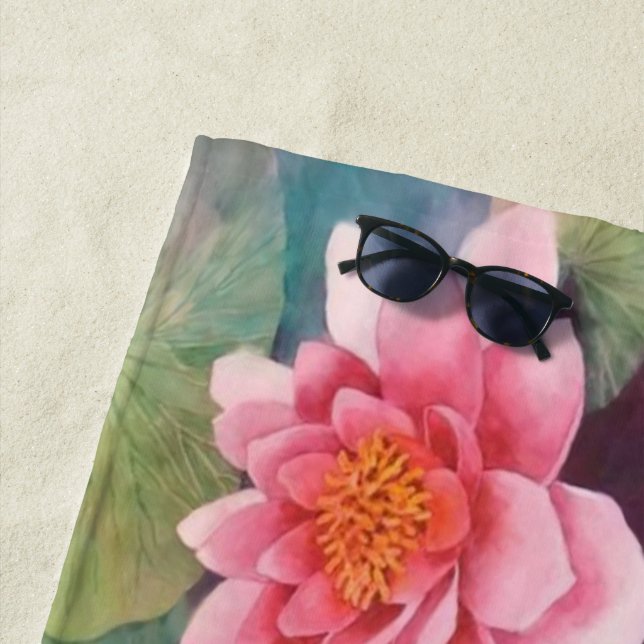 Seerose Strandtuch (Beispiel)