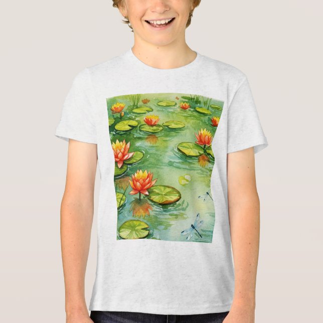 Seerose Tri-Blend Shirt (Vorderseite)