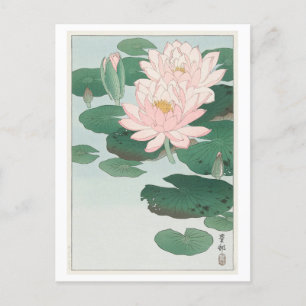 Seerose von Ohara Koson Postkarte