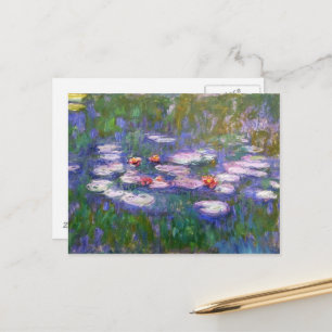 Seerosen 8 postkarte