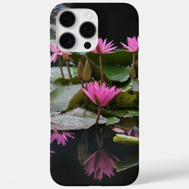 Seerosen  Case-Mate iPhone hülle (Rückseite)