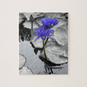 Seerosen-Liebes-Foto-Puzzle Puzzle