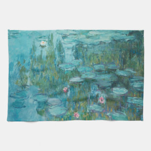 Seerosen, Ölmalerei, Claude Monet Geschirrtuch
