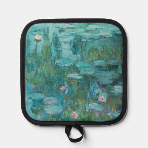 Seerosen, Ölmalerei, Claude Monet Topflappen