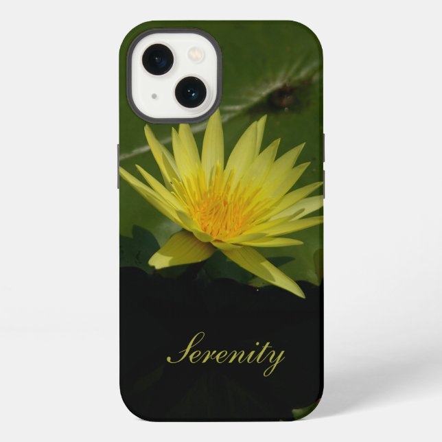 Seerosen Serenity iPhone Hülle (Rückseite)