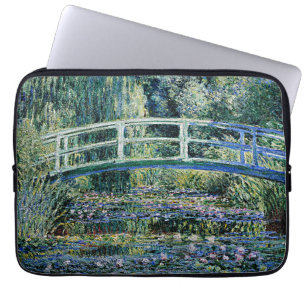 Seerosen und Japanische Brücke, Laptopschutzhülle