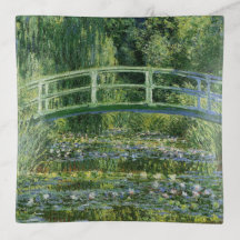 "Seerosen und Japanische Brücke" von Claude Monet