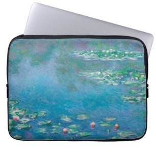 Seerosen von Claude Monet Fine Art Gemälde Laptopschutzhülle
