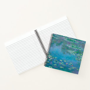 Seerosen von Claude Monet - Kunstmalerei Notizbuch