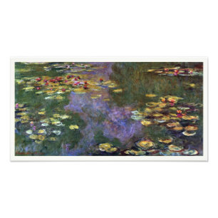 Seerosen von Claude Monet, Vintage-Naturkunst Fotodruck