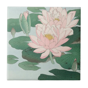 Seerosen von Ohara Koson Fliese