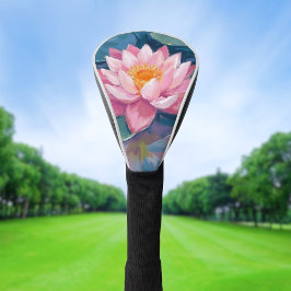 Seerosenblüten Seerose Wasserfarbe Golf Headcover