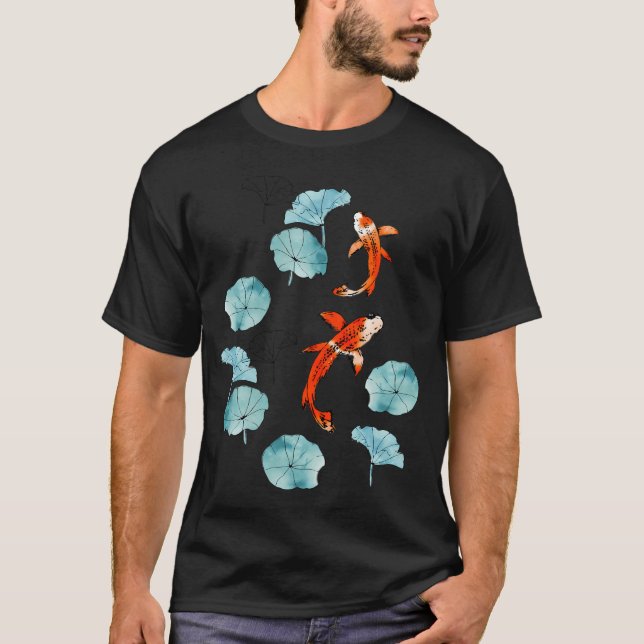 Seerosenkoi T-Shirt (Vorderseite)