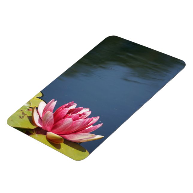 Seerosenteich Blumen Magnet (Linke Seite)