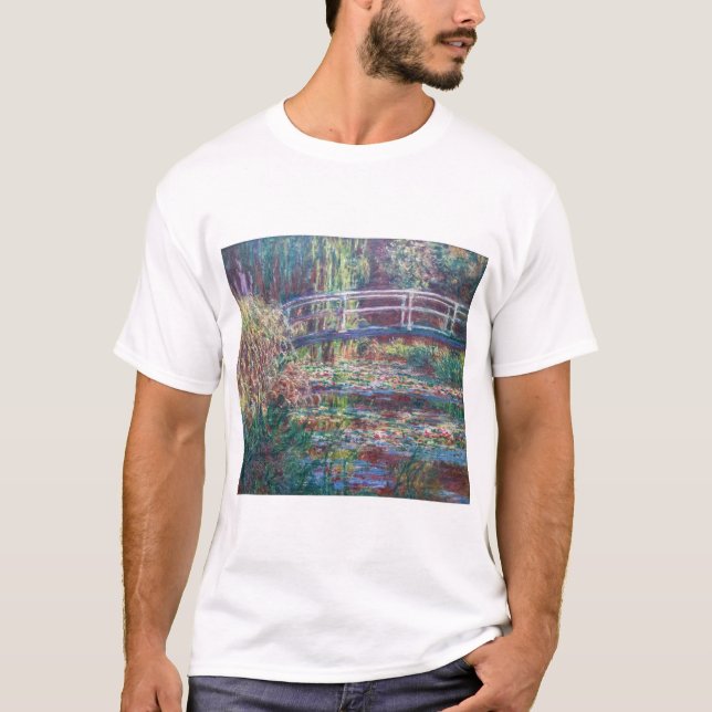 Seerosenteich (Harmonie-Rose), Monet T-Shirt (Vorderseite)