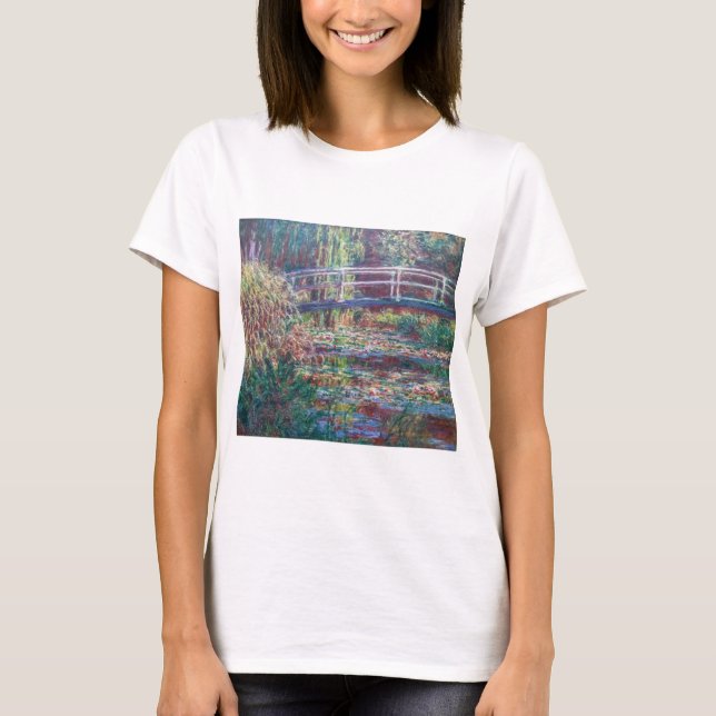 Seerosenteich (Harmonie-Rose), Monet T-Shirt (Vorderseite)