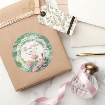 Seerosenteich im Vintage-Blumen-Look mit Spitze zu