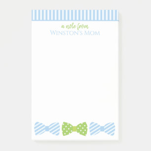 Seersucker Bow Krawatte Personalisiert Post-it Not Post-it Klebezettel