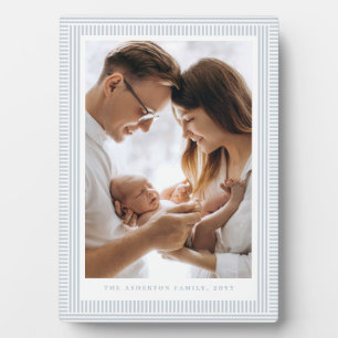Seersucker-Rahmen für einfache Familienfotodarstel Fotoplatte