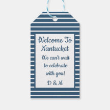 Seersucker Wedding Willkommenstempel