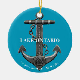 Sees Ontario Not leidender Ankerpirat Keramik Ornament