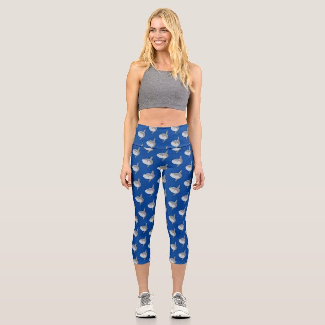 Seesaibling mola niedlicher Cartoon Capri Leggings (Vorderseite)