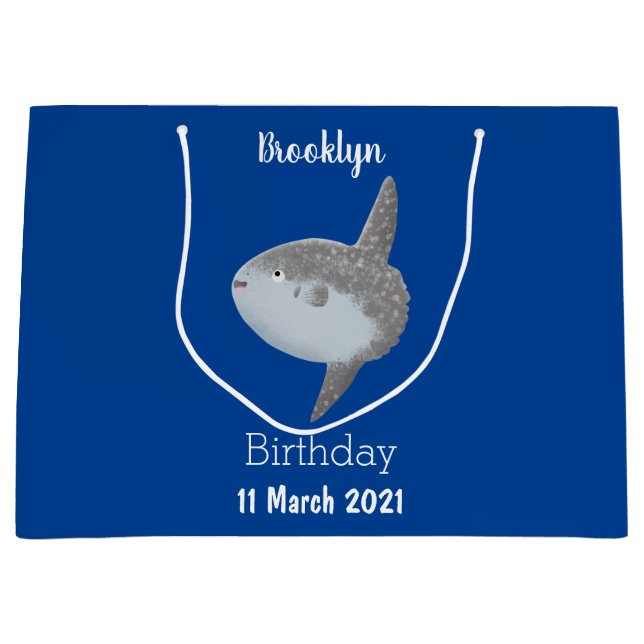 Seesaibling mola niedlicher Cartoon Große Geschenktüte (Vorderseite)