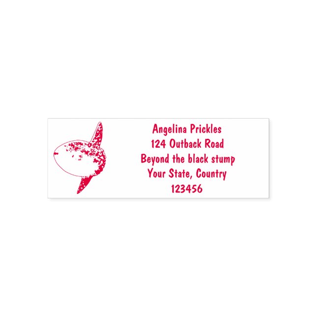 Seesaibling mola niedlicher Cartoon Permastempel (Design)