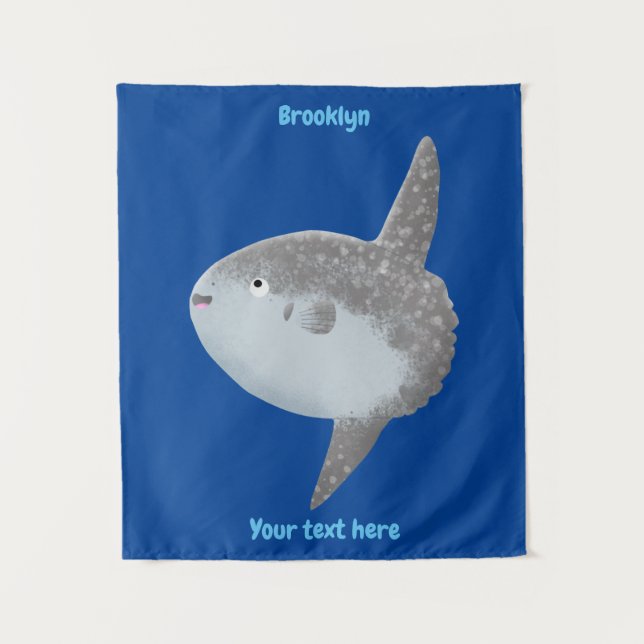 Seesaibling mola niedlicher Cartoon Wandteppich (Vorderseite)