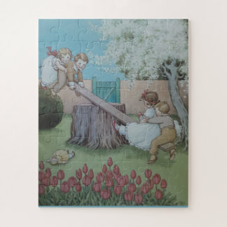 Seesaw Margery Daw nursery rhyme Puzzle