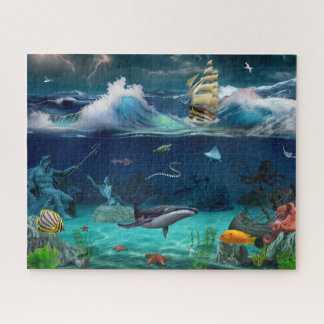 Seeschiffe Meerestiere Puzzle