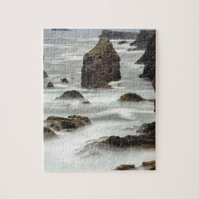 Seeschiffe und Seestangen, Shetland Puzzle (Vertikal)