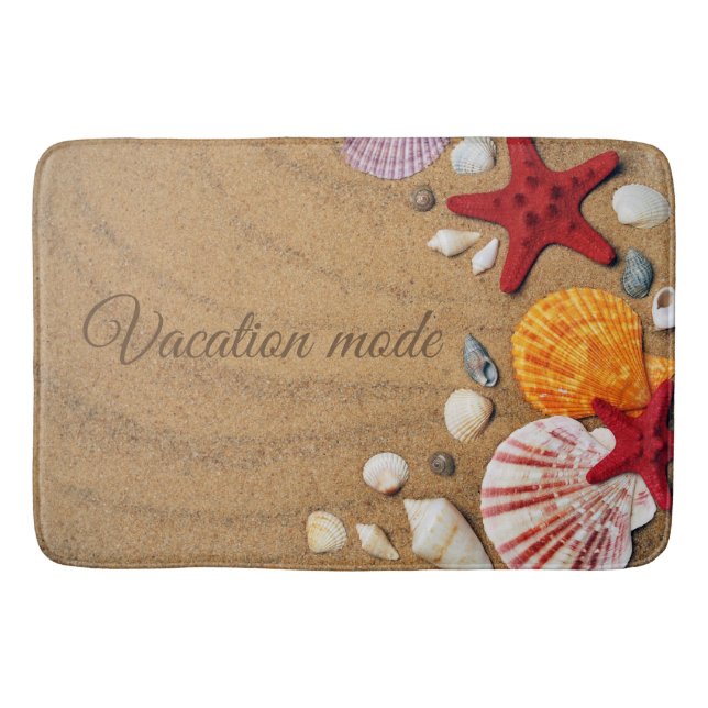 Seeschifffahrt im tropischen Meer - Sommerurlaub a Badematte (Vorderseite)