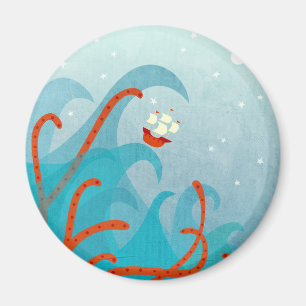 Seeschifffahrts-Seeungeheuer Magnet