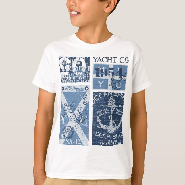 Seeschifffahrtsorganisation (Yacht Club Nautic Sai T-Shirt (Vorderseite)